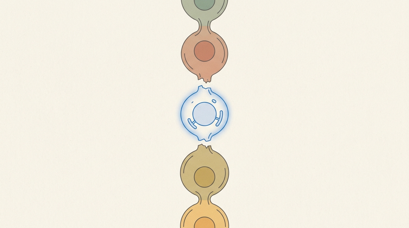 One missed cell, two lost links, one broken lineage
