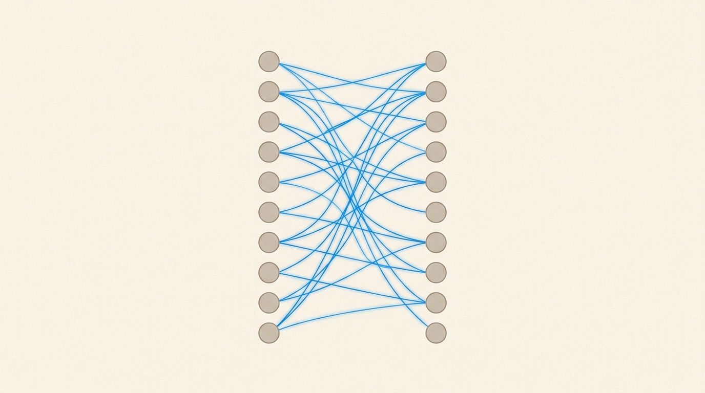 The score is about connections, not cells